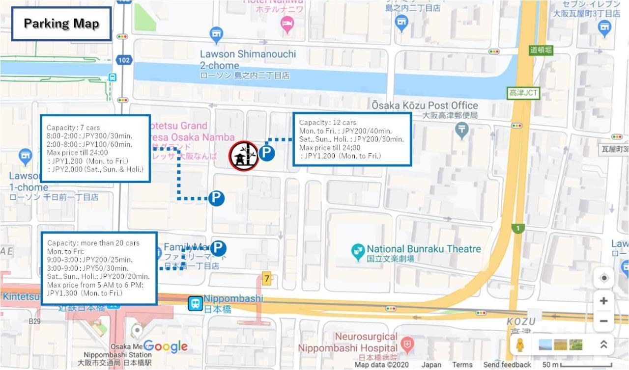 Konjaku-So Dotonbori Penthouse Stay Osaka Dış mekan fotoğraf